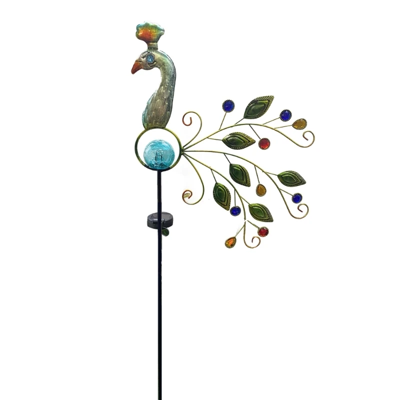 

Outdoor Solar Pathway Lights Metal Decorative Light Solar Landscape Garden Lights for Patio, Yards and Garden