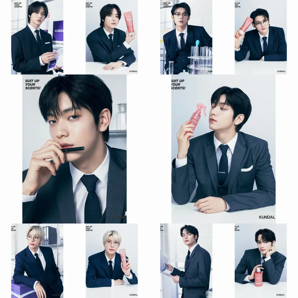 

10Pcs/Lot Kpop Yeonjun Soobin Beomgyu Member Personality Posters Hueningkai Taehyun Wall Decorative Stickers Fans Collection