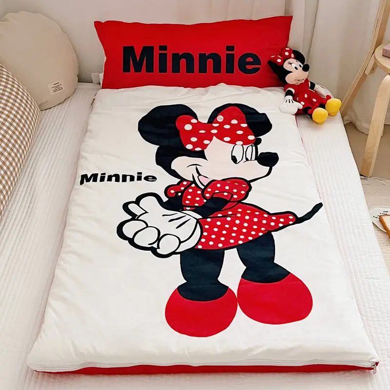 75x160cm Disney Mickey Minnie Bunting Bags Kids Sleeping Bag Children's Blanket Sleepsacks Baby Quilt Sleep Sack for Boys Girls
