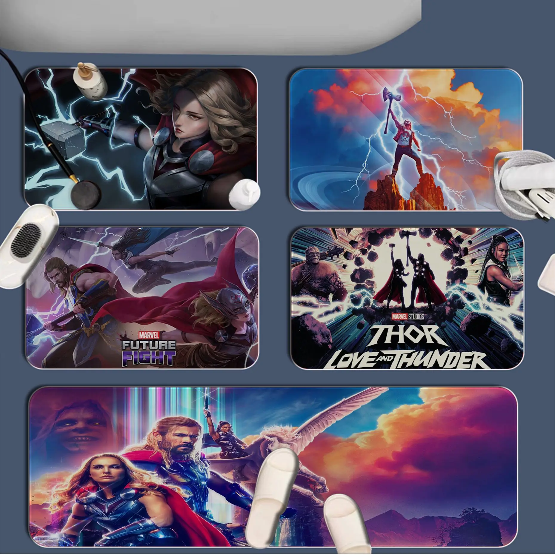 

Marvel Love And Thunder Floor Carpet INS Style Soft Bedroom Floor House Laundry Room Mat Anti-skid Bedside Mats