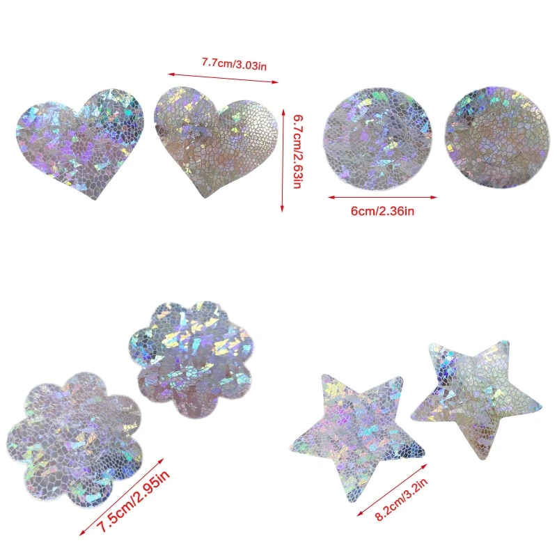 CPDD 10 Pairs Nipples Stickers Sexy Disposable Nipple Covers For Women Breast Patch Self Adhesive |