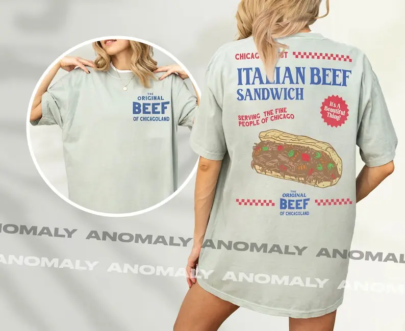 Футболка The Bear Show футболка унисекс сзади в стиле ретро Джереми Аллен белая