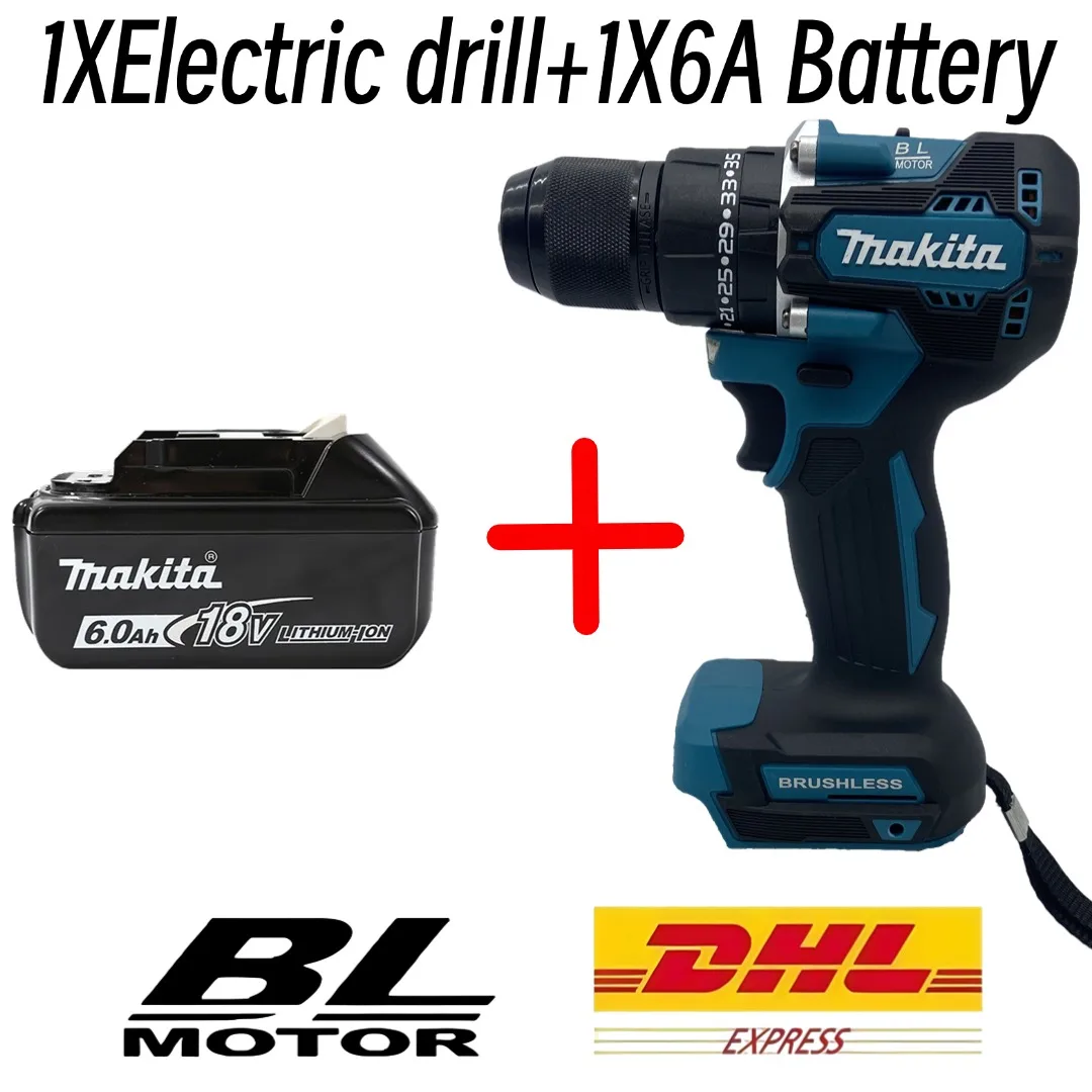 

Makita DDF487 Бесщёточная аккумуляторная дрель 18В