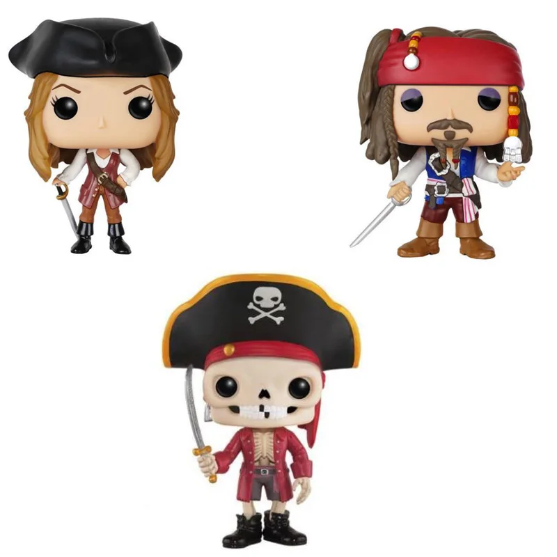 

Pirates of the Caribbean 10cm Character Jack Sparrow Vinyl Collection Figure Toys