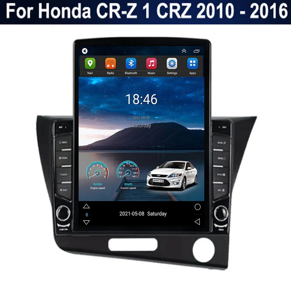 

9.7" Android 12 For Honda CR-Z 1 CRZ RHD 2010 -2035 Tesla Type Car Radio Multimedia Video Player Navigation GPS RDS 2 din dvd