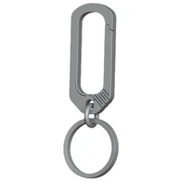 titanium buckle keychain titanium alloy creative simplicity buckles camping accessories outdoor pocket tool