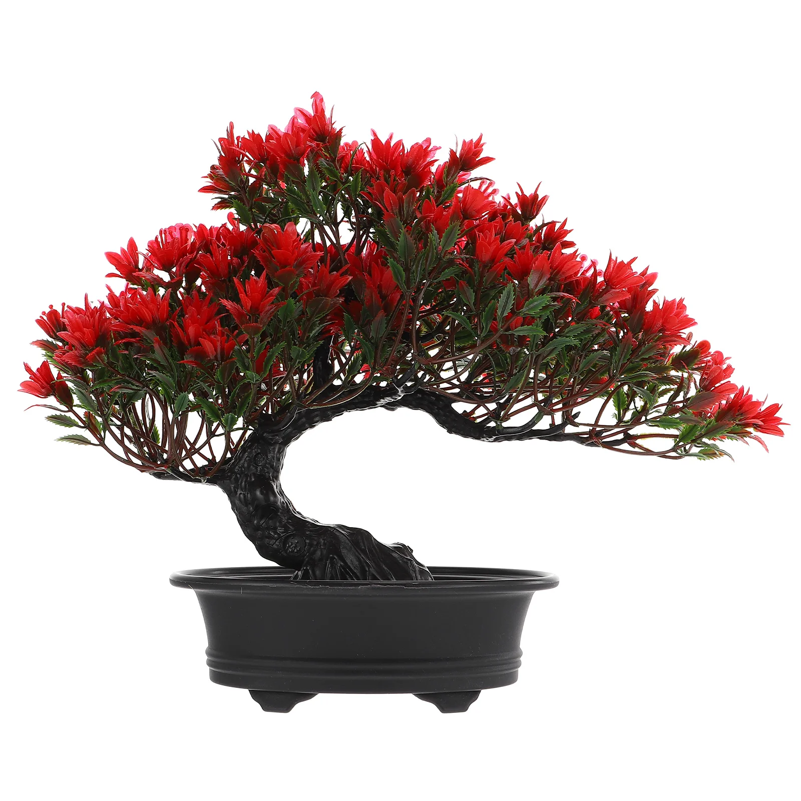 

Bonsai Tree Artificial Fake Pine Decor Simulation Potted Office Welcoming Trees Garden Faux Desk Bathroom Decorations Realistic