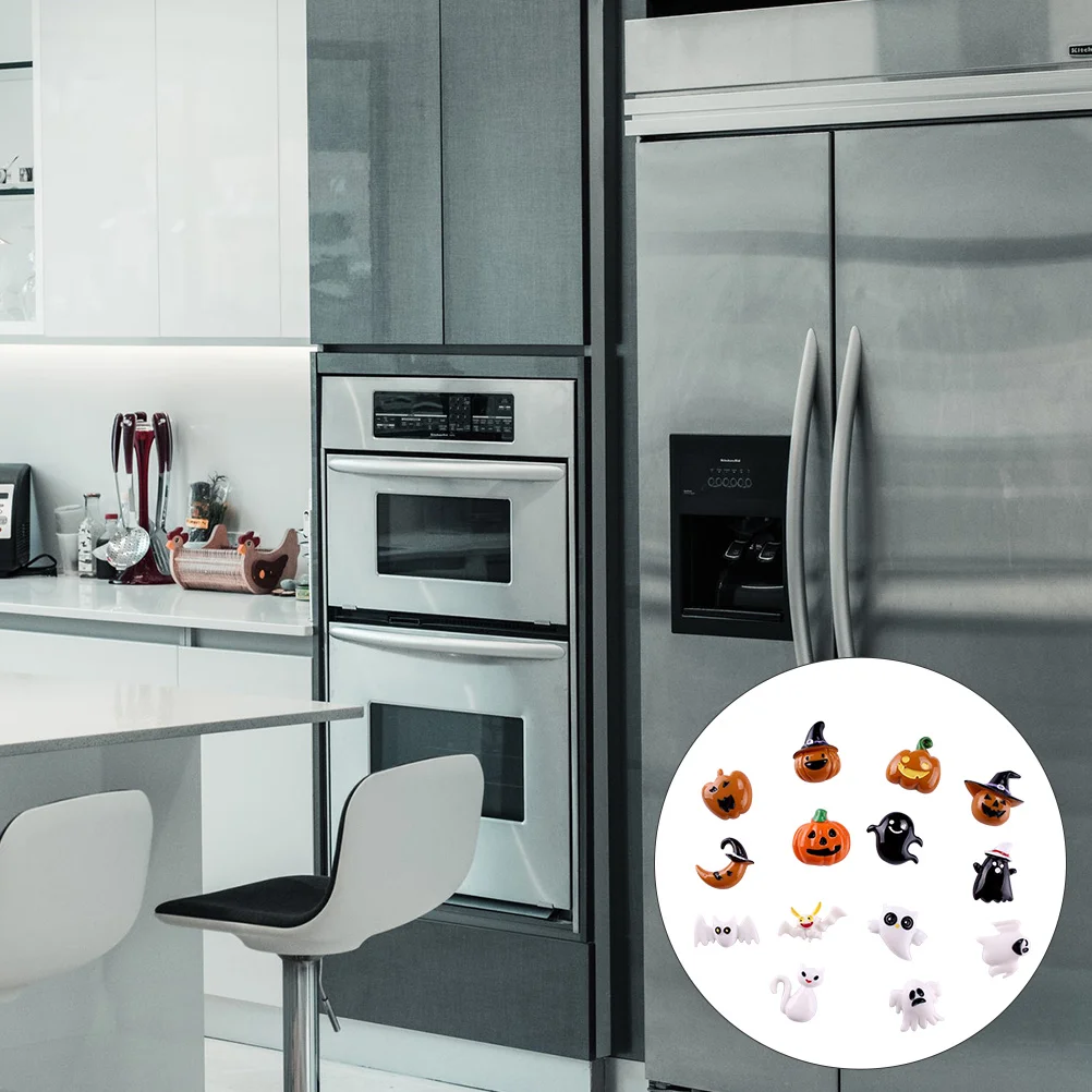

14pcs Stickers Cartoon Durable Fridge Sticker Magnet Sticker for Fridge