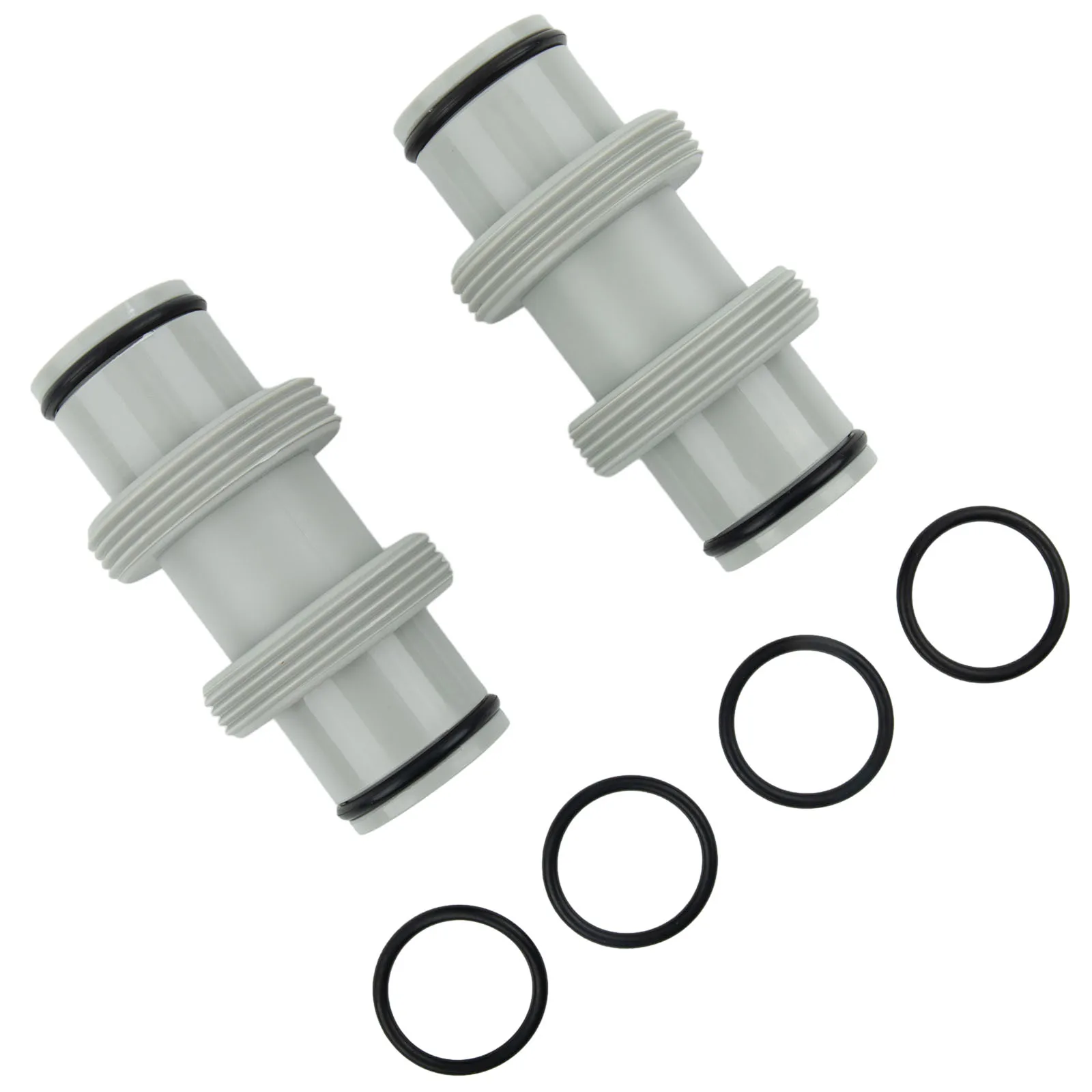 

2pcs Hose Extension Adapter For Intex Split Hose Plunger Valve 1.5in To 1.5in Spas Hot Tubs Swimming Pool Straight Connector
