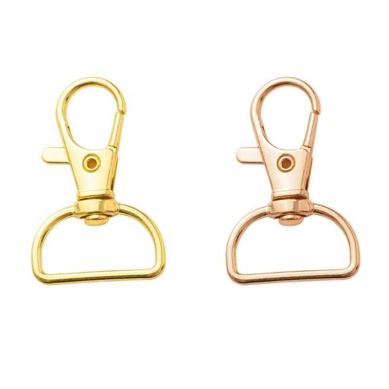 

10pcs Bag Accessories Handbags Clasps Handle Alloy Metal Lobster Clasp Swivel Clips Snap Hooks for Key Rings Keychains