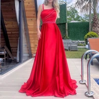 sexy red backless evening dresses with high side split mermaid prom gown sparkle sequined lace appliques robe de soir%c3%a9e