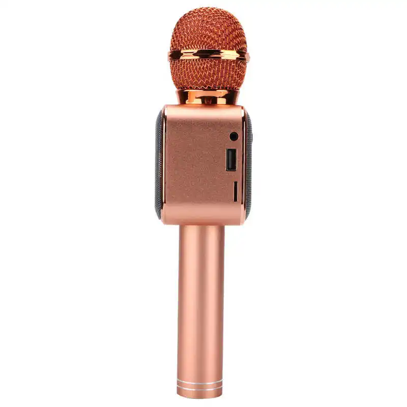 Bluetooth микрофон ручной караоке беспроводной с зарядным кабелем вечерние НКИ для