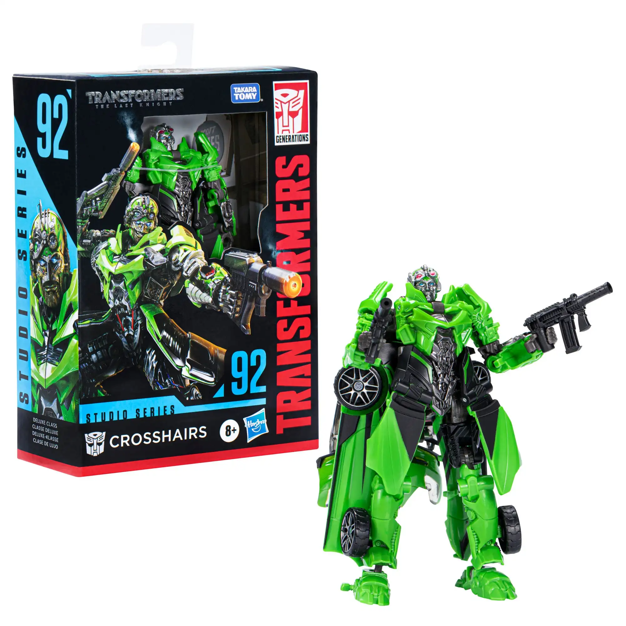 

Hasbro Transformers Studio Series 92 Deluxe The Last Knight Crosshairs Action Figure Collectible Toys for Birthday Gift F3165