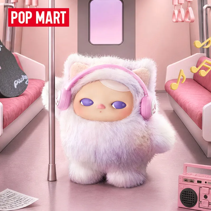 Фото POP MART PUCKY Серия «Сегодня закрыто» Виниловый плюшевый брелок Модные игрушки из сюрприз-бокса Загадочная коробка-сюрприз Фигурка-сюрприз №3