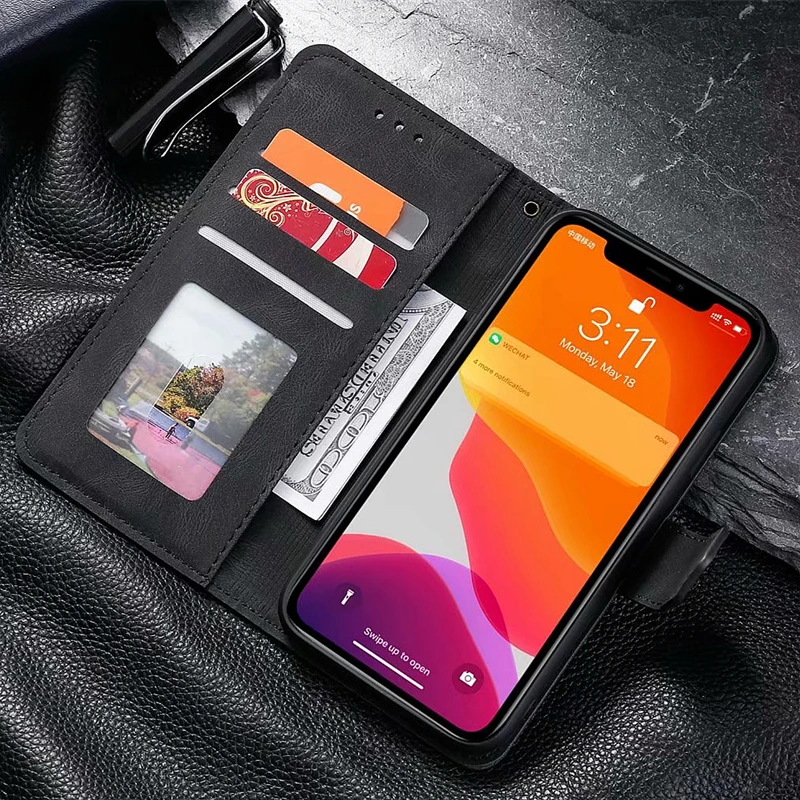 Кожаный чехол для Samsung Galaxy S21 S20 FE S22 Ultra S10 S9 S8 Plus S10E S7 Edge чехол-книжка с откидной