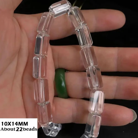 Бусины Из Натурального Белого Хрусталя, граненые стеклянные бусины круглой формы в форме капли воды для изготовления ювелирных изделий, аксессуары