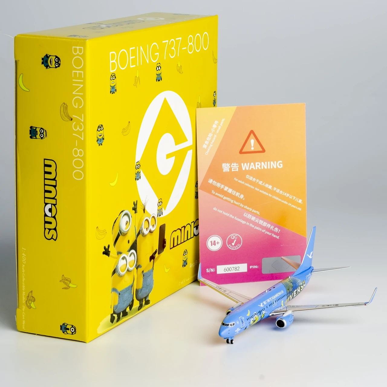 CXA005 коллекционный самолёт из сплава подарок NG модель 1:400 Xiamen Airlines SkyTeam Боинг