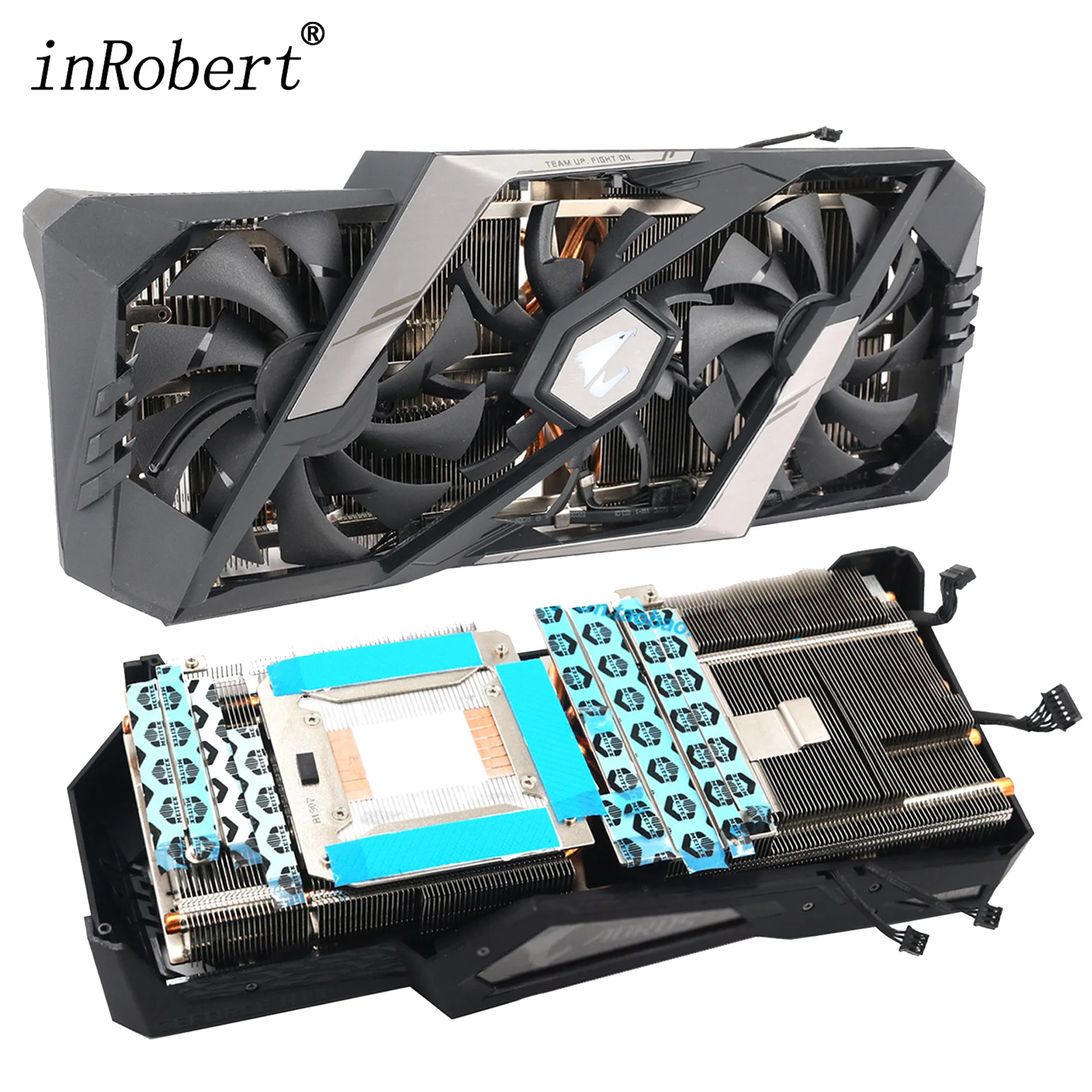 Новый оригинальный RTX2080Ti видеокарта охлаждающий радиатор для Gigabyte AORUS RTX 2080 Ti XTREME видеокарта Heatisnk Новый оригинальный RTX2080Ti видеокарта охлаждающий радиатор для Gigabyte AORUS RTX 2080 Ti XTREME видеокарта Heatisnk