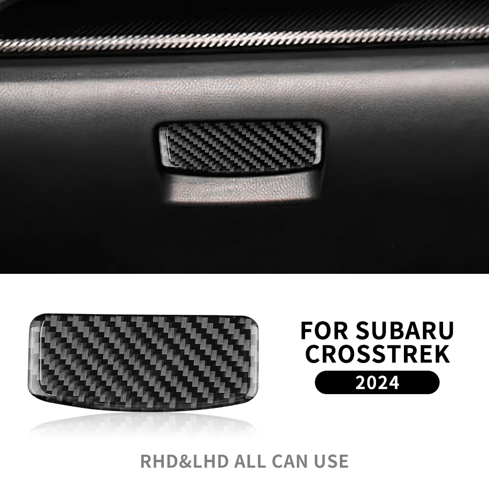 

Настоящая мягкая наклейка из углеродного волокна для Subaru Crosstrek 2024 для Impreza 2024 RHD LHD Co-pilot аксессуары для хранения внутренней отделки