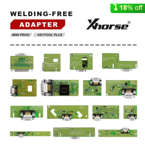 

Xhorse Solder Free Adapters for VVDI Mini Prog, VVDI Prog and Key Tool Plus