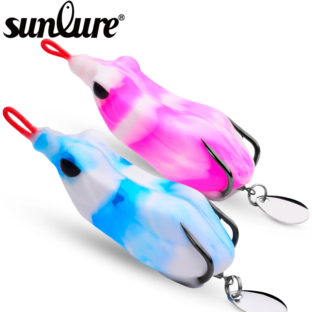 

Sunlure 1 шт. Радужная Лягушка приманка 6,5 см-14,5 г Силиконовые Рыболовные Приманки плавающий спинбейт мягкие плавающие приманки рыба со змеиной ...