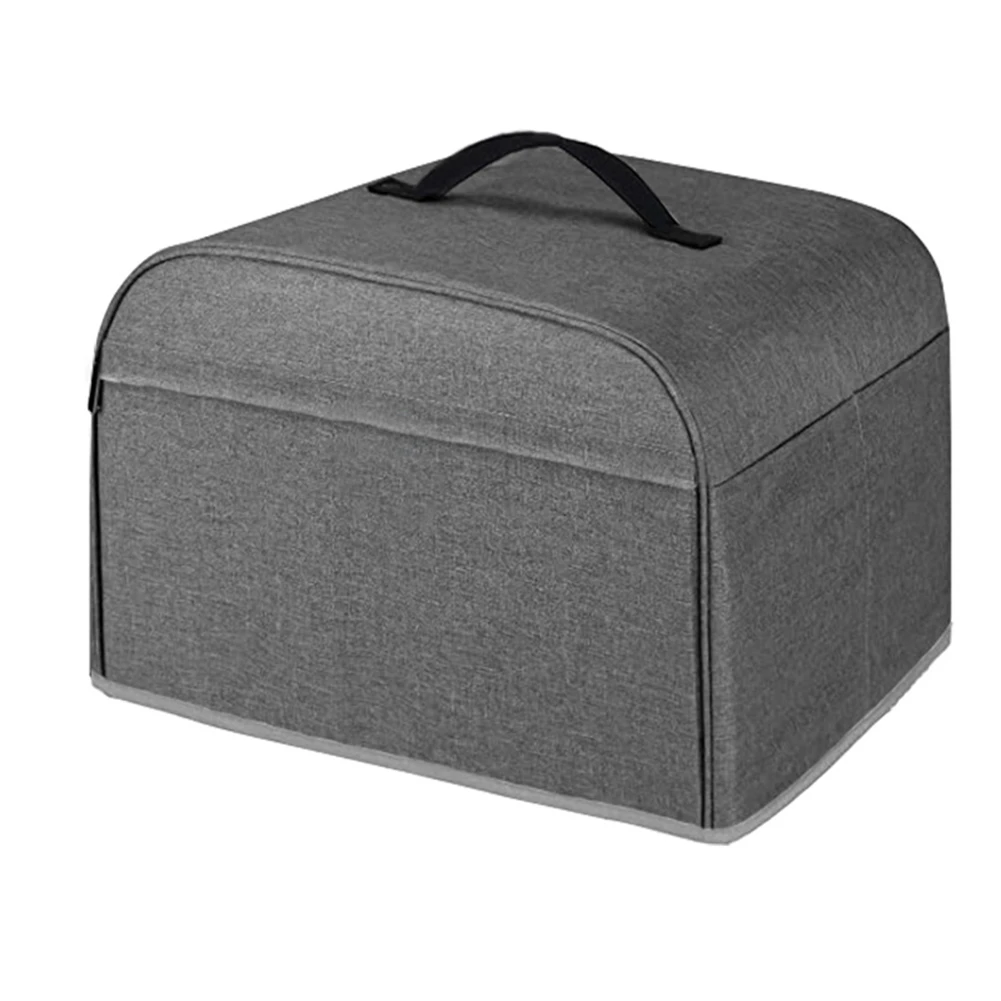 

Kitchen Toaster Cover Cover Kitchen Dust Cover Toaster Cover with Pockets for Ninja Foodi Grill Dark Grey