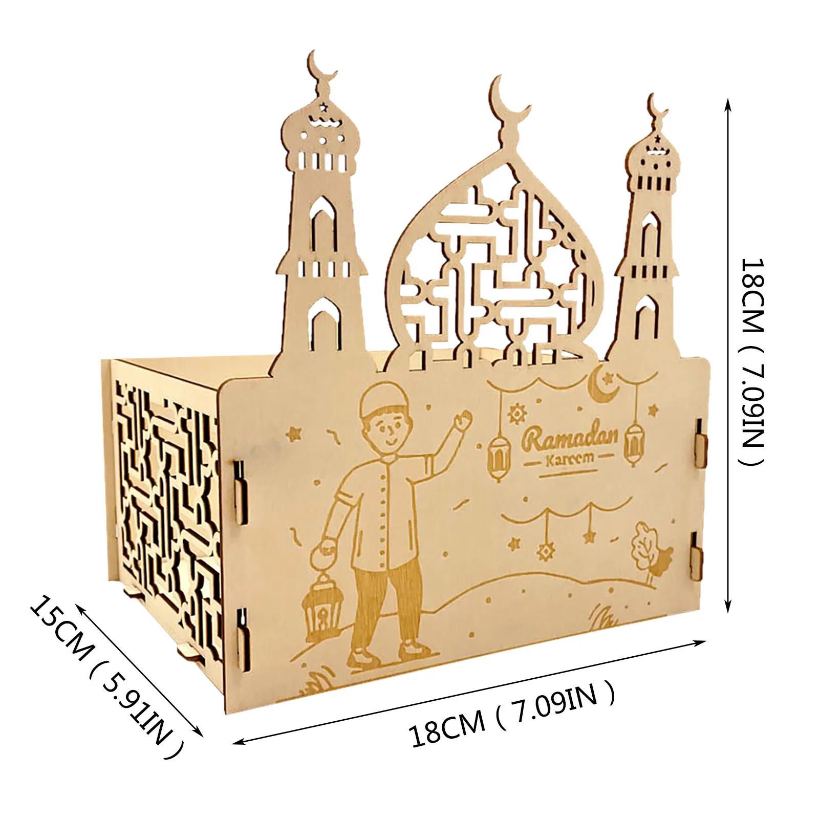 Рамадан деревянный Ид аль-фитинг искусство своими руками головоломка подарки