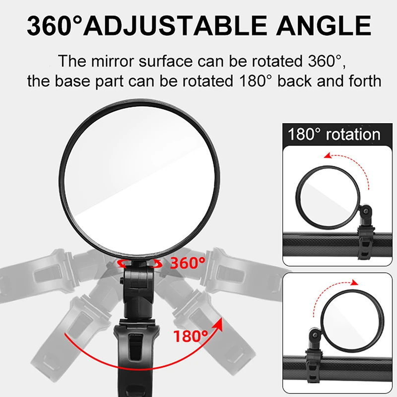 2/8/10/20/30/50 PCS Bicycle Rear View Mirror Electric Scooter Rearview Mirror For Xiaomi  Scooter Back Mirror Rear View Mirror