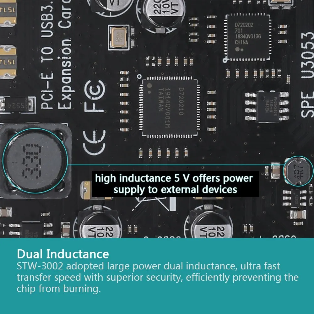 STW PCI-E к USB 3 0 2-портовая PCI Express карта Mini адаптер контроллера концентратора |