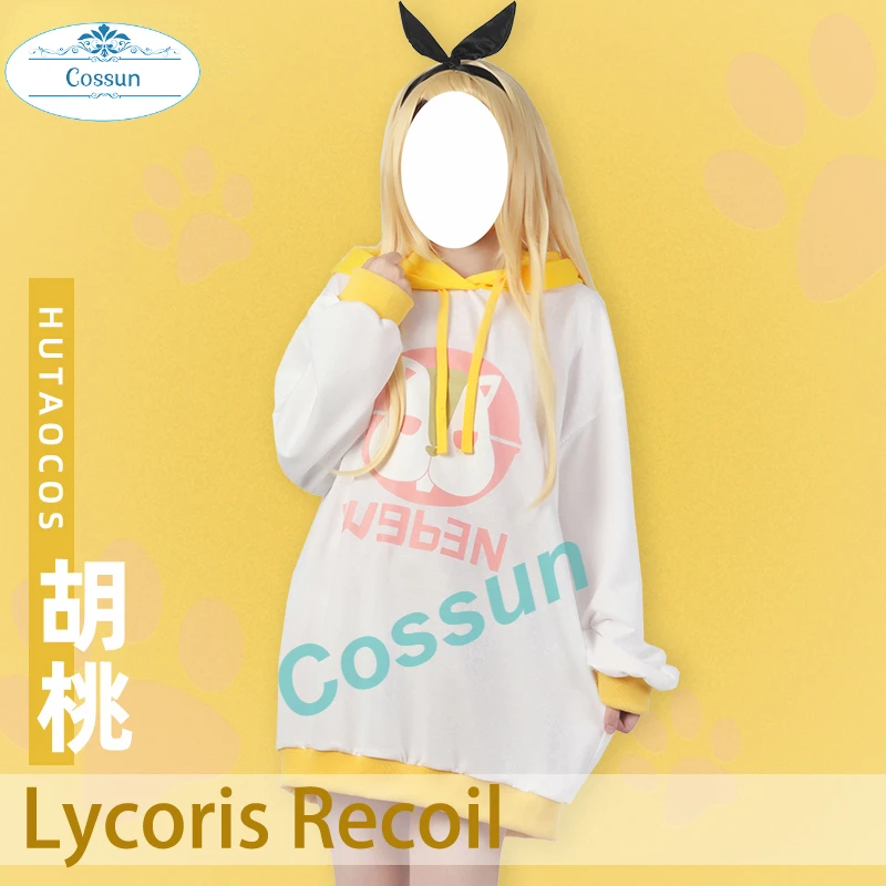

Lycoris Recoil Kurumi Cosplay Women's Daily Wear Sweater Dress Cute Halloween Anime