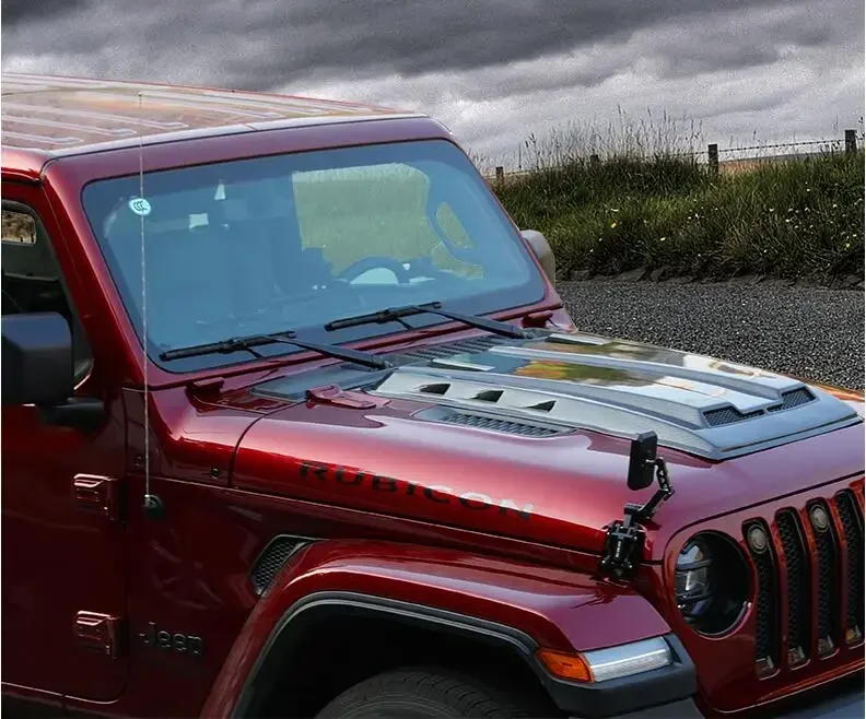 ABS черный карбоновый передний бампер капот двигателя вентиляционная крышка для