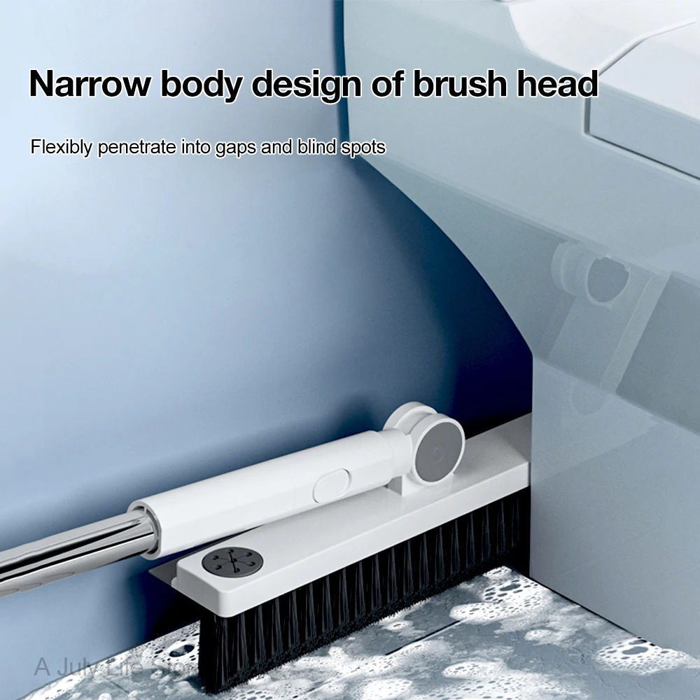 2 в 1 щётка-скребок для чистки пола с длинной ручкой