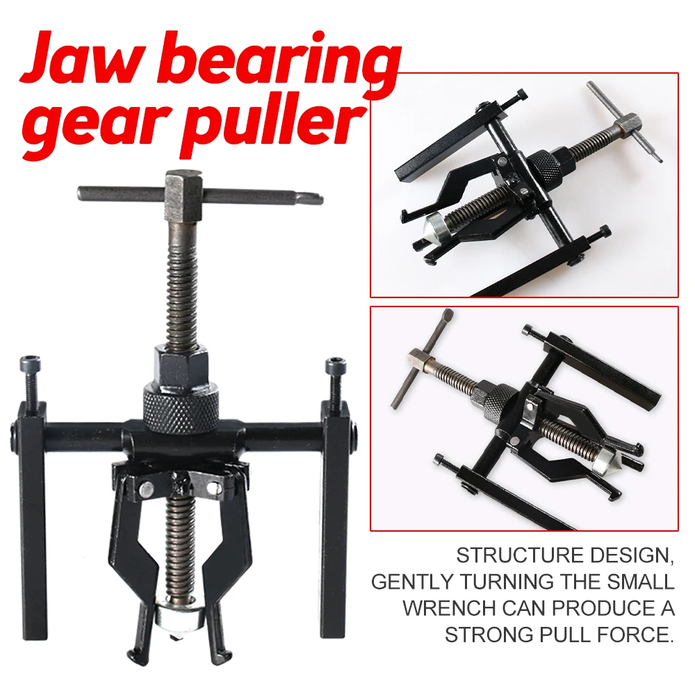 

Labor-saving 3-Jaw separation bearing device Heavy Duty Machine Tool Car Diagnostic Tools Inner Bearing Puller Gear Extractor