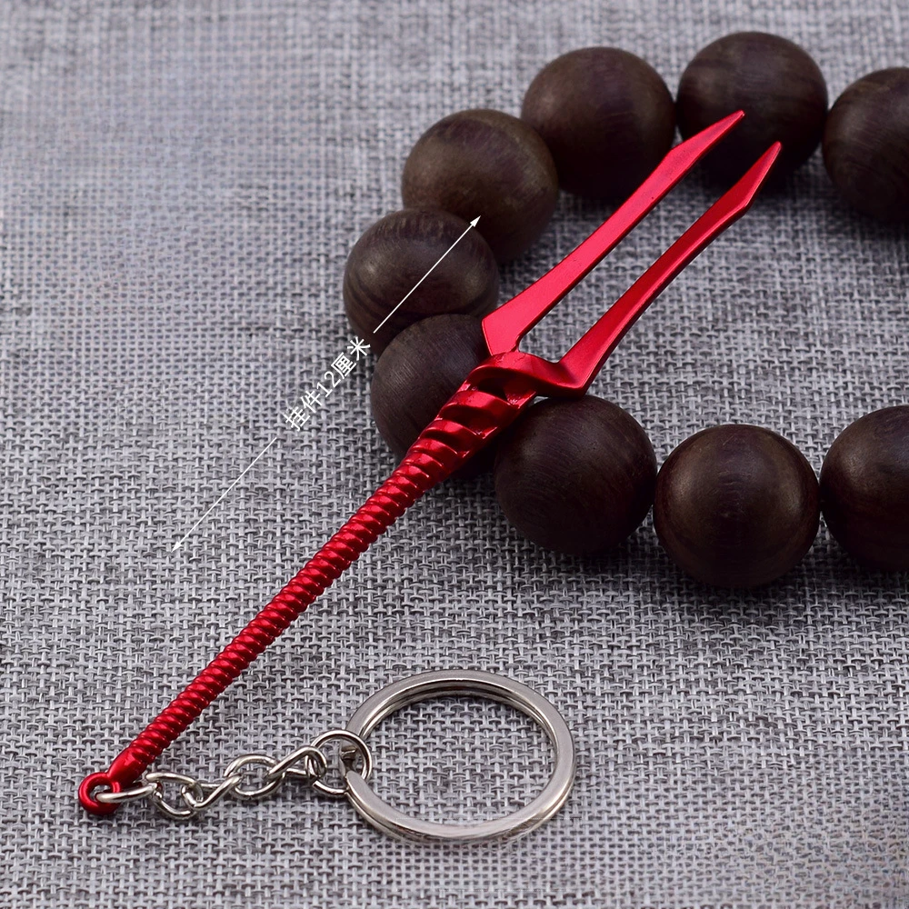 Lance Of Longinus 12cm Metal Anime Periphery Action Figure Eva-01 Spear Keychain Gifts Toys Boys