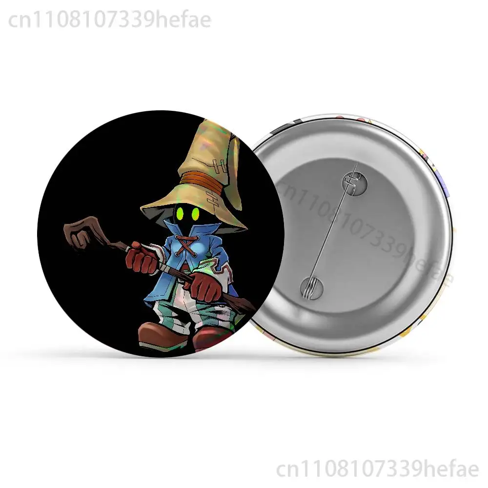 Фото Нагрудный значок-брошь M-Moogle Final Fantasy V-Vivi Insignia для декора, 44 мм, 32 мм, 58 мм, круглый, из жести, подарок №5