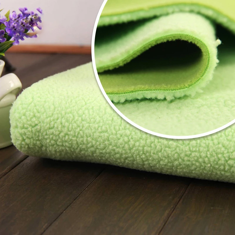 

1M Green Hemp Cotton Diaper Inner Material Breathable Hemp Cotton for Diaper DIY Baby Diaper Hemp Lamb's Fleece Shagreen Insert