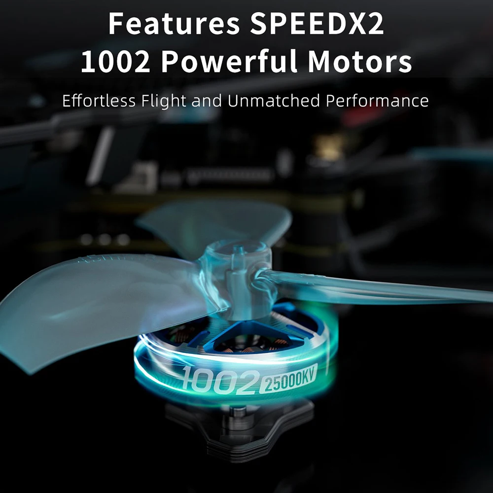 Фото GEPRC T-Cube18 Аналоговый/HD HDZero ECO Bundle Quadcopter Маленький FPV Дрон Встроенный приемник ELRS2.4G 5.8G UFL Антенна 12A 8-битный ESC №3