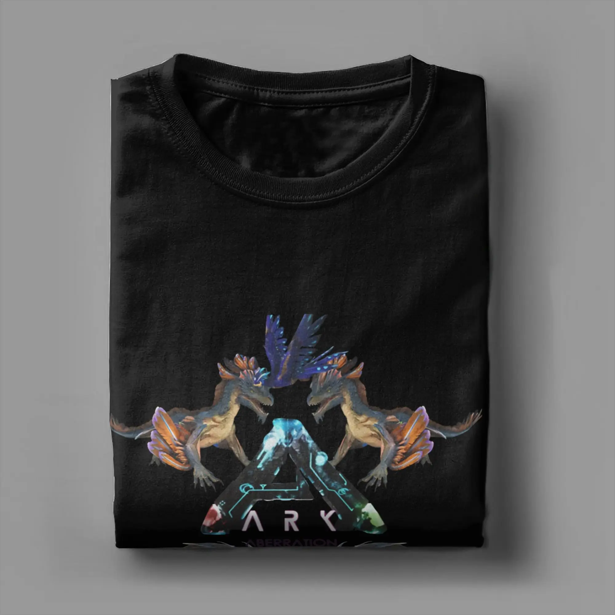 Фото Футболка Ark Survival Evolved Aberration, пляжные хлопковые футболки для мужчин, повседневная футболка в стиле Харадзюку, одежда с короткими рукавами, потрясающая одежда №4