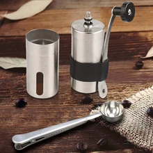 Kitchen Tools And Gadgets Portable Manual Coffee Grinder Hand-Cranked Stainless Steel Pill Crusher Spice Mill Pepper Grinders