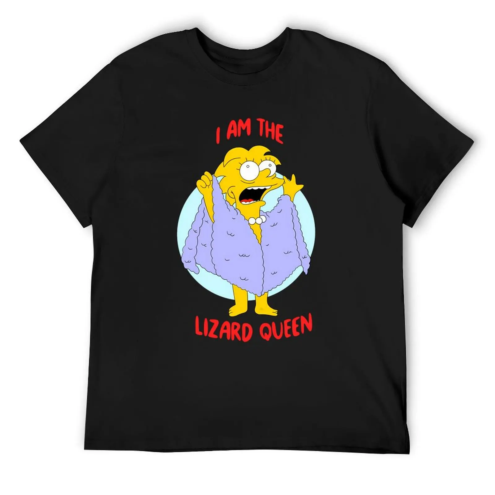 Футболка Lizard Queen винтажные футболки летние топы мужские с рисунком большие и