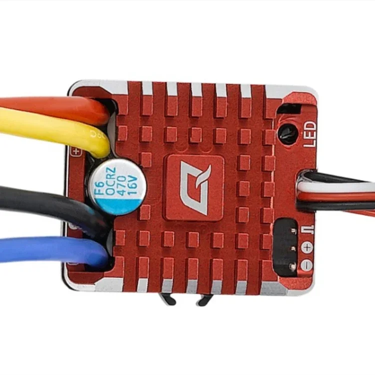 Фото VoltSHobbywing QuicRun WP Crawler Brushed 1080 80A Водонепроницаемый ESC-контроллер скорости с программируемой картой и BEC для радиоуправляемых автомобилей №4