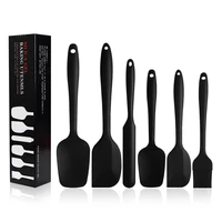 kitchen spatula set cooking tools silicone knife and fork high temperature resistant non stick cookware cake cream utensils