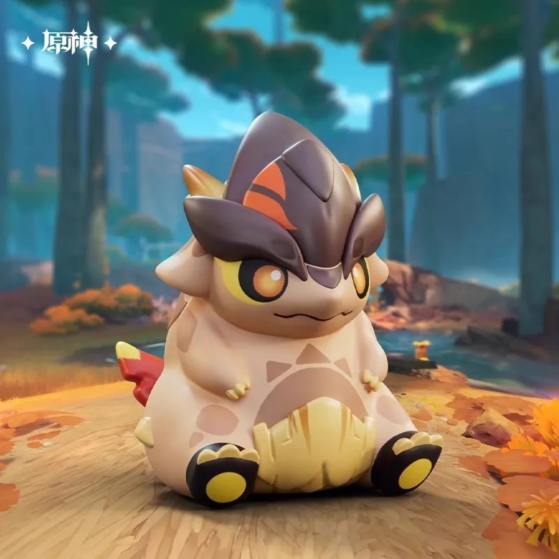 [Подлинная] miHoYo игра Genshin Impact Natlan Dragon Tepetlisauri мультяшные куклы аниме Loong ПВХ статуя