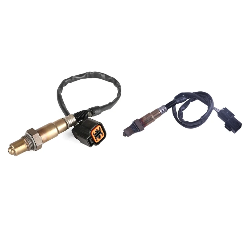 

2 Pcs Automobile Oxygen Sensor Air-Fuel Ratio Sensor, A & B