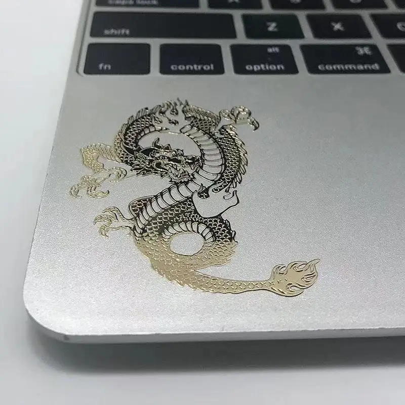 Dragon And Tiger Metal Stickers Mobile Phone Stickers Laptop Decoration Stickers images - 6