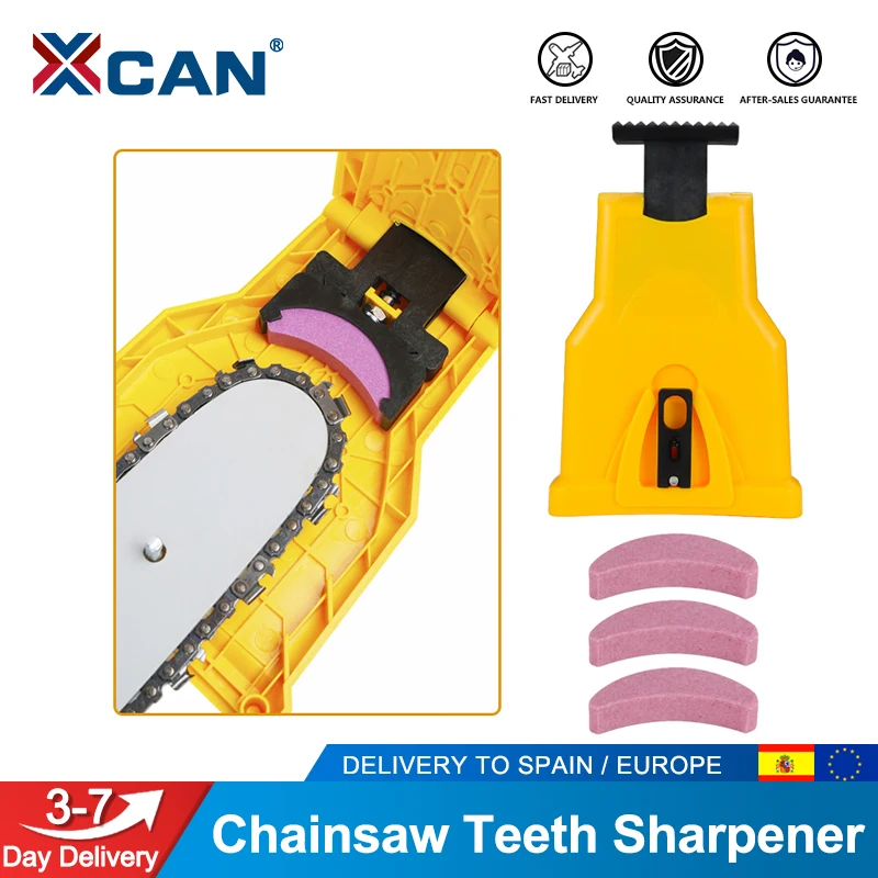

XCAN Portable Sharpen Chain Chainsaw Teeth Sharpener Saw Bar-Mount Fast Grinding Sharpening Chainsaw Chain Woodworking Tools