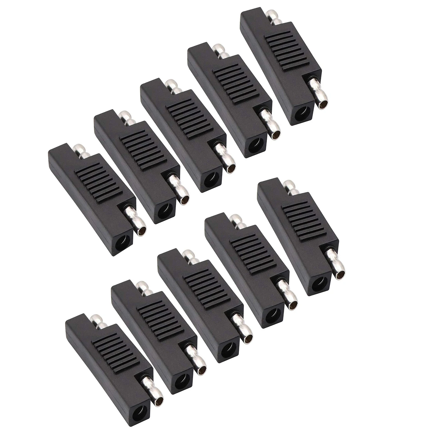 

10PCS DIY SAE Polarity Reverse Adapter SAE to SAE Connector for Quick Disconnect Wire Harness SAE Connector and Maintainer