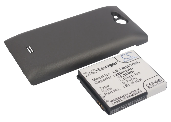

Cameron Sino For LG LGMS870,MS870 2800mAh/10.36Wh