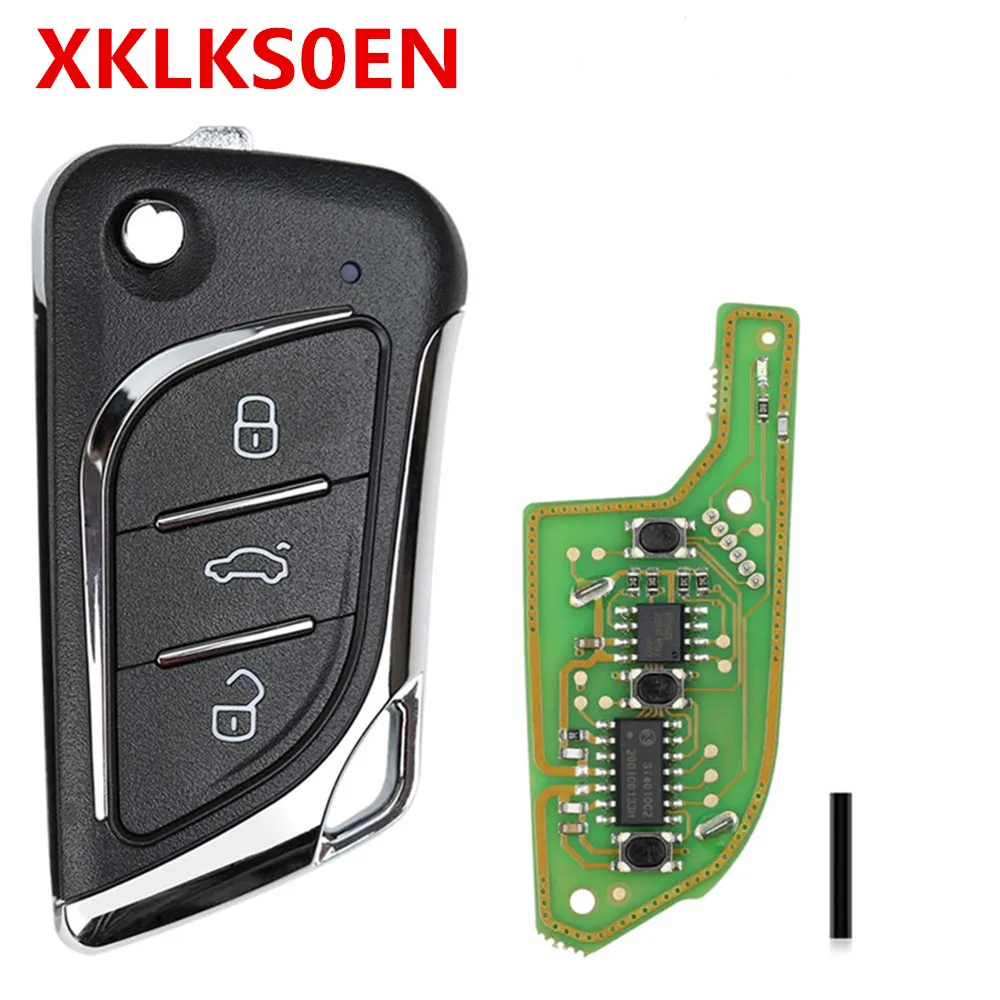 

Xhorse Wire Remote XKLKS0EN 3 кнопки VVDI Автомобильный ключ Универсальные аксессуары XK для LEI.KSS Стиль для инструмента Max VVDI2 5 шт./лот