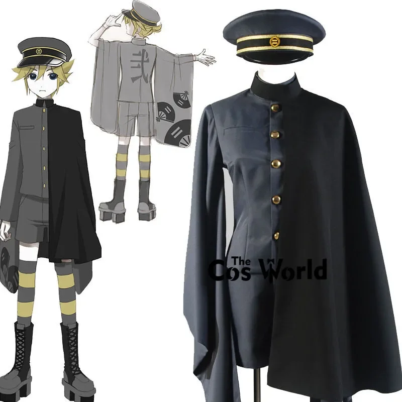 Кимоно Senbonzakura LEN с изображением тысячи цветущих вишневых деревьев Униформа аниме